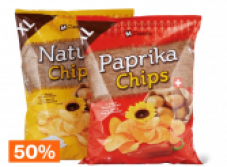 50% de réduction sur les chips M-Classic chez Migros