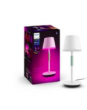 Lampe de table portable PHILIPS Hue Go, Blanc & Noir avec jusqu’à 48 h d’autonomie chez Microspot