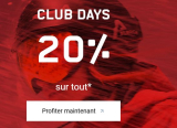 CLUB DAYS – 20% sur TOUT