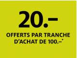 Manor : Coupon Spring Start d’une valeur de 20 francs pour un achat mode de 100 francs