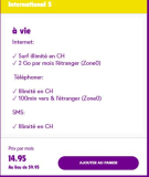 TalkTalk International S pour 14.95 CHF avec rabais à vie