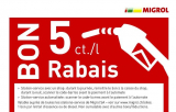 Migrol – 5 centimes de rabais par litre d’essence ou de diesel dans toutes les stations-service Migrol