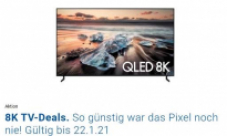 Samsung 8K 75″ avec en plus une boîte de connexion pour 1’999 CHF