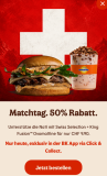 Burger King Suisse : Swiss Selection Mushroom Le Gruyère + King Fusion Ovomaltine pour 9.90 CHF