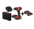 Perceuse-visseuse sans fil Einhell TE-CD 18/40-1 18 V (étui, chargeur, 2 batteries 1,5 Ah + 2 batteries 2,5 Ah)