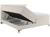 Lit Boxspring Bergamo (140 à 180cm) avec ressorts Bonnel & capacité de charge de 240kg chez Conforama
