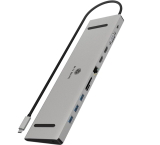 Station d’accueil ICY Box IB-DK2106a-CPD (2x HDMI 4K@60 Hz, 1x VGA FHD@60 Hz, 100 W)