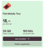 Abonnement mobile Flat Handy (Suisse tout illimité, 20 Go de roaming UE/USA/Royaume-Uni, 100 min. d’appels vers l’étranger)