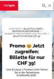 Billets pour seulement 39 CHF en 2e classe ou 40 CHF en 1ère classe pour Paris / TGV