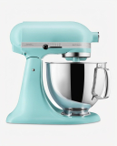 Robot pâtissier KitchenAid Artisan 5KSM125 avec 1 fouet à six fils, 1 batteur plat et 1 crochet pétrisseur
