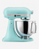 Robot pâtissier KitchenAid Artisan 5KSM125 avec 1 fouet à six fils, 1 batteur plat et 1 crochet pétrisseur