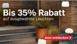 Jusqu’à 35 % de réduction sur une sélection de luminaires chez nettoshop