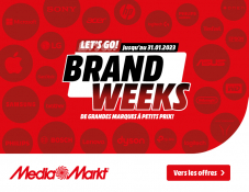 Brandweeks chez MediaMarkt – Diverses réductions sur de nombreux produits de marque