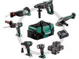 Ensemble Combo Metabo pour le secteur de la construction 6.1 – Machines sans fil en ensemble