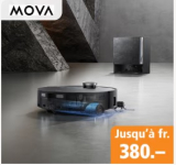 Jusqu’à 380 CHF de réduction sur les robots aspirateurs MOVA chez Fust