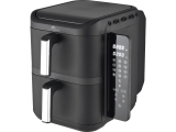 OHMEX Airfryer avec une capacité de 11 litres (2x 5,5 litres)