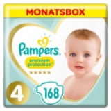 Boîte mensuelle de Pampers Premium Protection chez Microspot