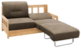 Livetastic Canapé-lit (154/88/90 cm) en brun foncé ou blanc avec livraison chez XXXLutz