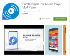 Actuellement disponible gratuitement dans la boutique Google Play !  Player Pro : Lecteur de musique – Lecteur Mp3.