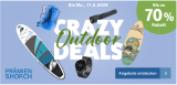 Jusqu’à -70% de réduction sur les offres Outdoor chez Coop Supercard Prämienshop