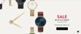 Daniel Wellington : 25 % de réduction sur tout, y compris sur les produits en solde