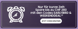 Samsung Suisse – Code promotionnel – Valable uniquement pendant 72 heures / 26 juillet 2026, par exemple la Galaxy Watch9 à 329 francs