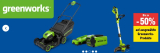 Jusqu’à 50% de réduction sur les outils de jardinage Greenworks chez Jumbo