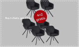 Achetez 4 chaises, obtenez-en 2 gratuites chez XXXLutz