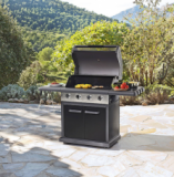 Barbecue à gaz Home & More Sirius (4 brûleurs 4.3 kW chacun, détendeur de 50 mbars & tuyau, thermomètre intégré) pour 439.50 francs chez Coop B+L