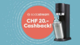 CHF 20 de cashback sur votre appareil à gazéifier SodaStream