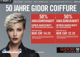 Réduction anniversaire chez Gidor ! 50% de réduction sur les coupes pour hommes et femmes