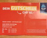 Rabais de CHF 10.- sur un achat de CHF 60.- chez Aldi Suisse à Heerbrugg – SG (Local)