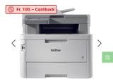 Imprimante laser couleur Brother MFC-L8390CDW + CHF 100.- de remise Brother