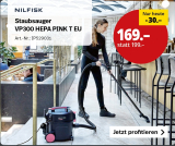 Aspirateur Nilfisk VP300 HEPA PINK T EU