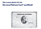 American Express Platinum + 75k Points de Récompense + 200 CHF Crédit Alpian