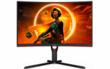 Ecran de jeu AOC AGON CQ27G3SU/BK (QHD, 300 Nits, 165Hz, G-Sync, hub USB, haut-parleurs) chez DayDeal