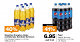 Migros : 40% de remise sur toute la gamme Orangina, Oasis et Gatorade, 6 bouteilles de Pepsi de 1,5L pour 6.95 CHF