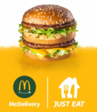 JUST EAT : 1 x livraison gratuite chez McDonalds (à partir d’un montant de commande minimal de : 18 CHF)