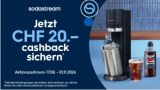 Obtenez 20 CHF de remise chez nettoshop sur les machines à eau pétillante SodaStream.