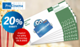 20% de rabais sur les bons de cinéma dans le magasin de primes Coop Supercard