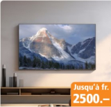 Jusqu’à CHF 2500 de réduction sur une sélection de téléviseurs chez Fust – à saisir dès maintenant !