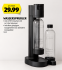 Machine à gazéifier l’eau minimaliste + 2 bouteilles PET de 1 L chez ALDI