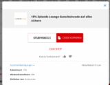 Chez zalando-lounge.ch, mais seulement aujourd’hui : Un bon de réduction de 15% à partir d’un montant d’achat de 60 CHF