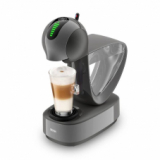DELONGHI Infinissima Touch (Dolce Gusto, gris) avec 128 capsules de café chez Microspot