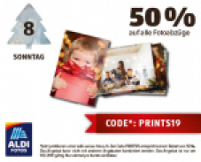 Seulement aujourd’hui : 50 % sur les tirages photos chez Aldi Suisse Photos