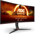 Moniteur de jeu incurvé AOC CU34G2XPD/BK 34 pouces UWQHD 180 Hz, 1 ms GtG, HDR400, FreeSync Premium – nouveau meilleur prix