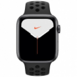 Apple Watch Nike+ GPS (Série 5), boîtier en aluminium 44mm, gris sidéral avec bracelet sport Nike, anthracite/noir (MX3W2FD/A), chez microspot !