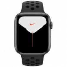 Apple Watch Nike+ GPS (Série 5), boîtier en aluminium 44mm, gris sidéral avec bracelet sport Nike, anthracite/noir (MX3W2FD/A), chez microspot !