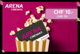 Billet d’entrée pour Arena Cinemas à 10 CHF sur DeinDeal