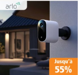 Solutions de sécurité Arlo – Jusqu’à 55% de réduction sur les produits sélectionnés